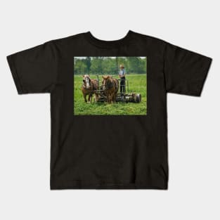 Amish Boy Kids T-Shirt